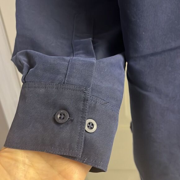 The North Face Men’s Navy Long Sleeve Button Down Modal Blend Shirt- Large - Picture 9 of 15